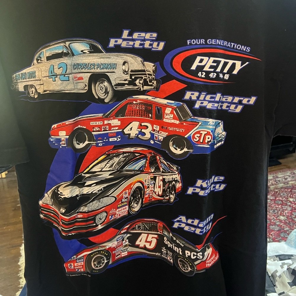 Xl 4 generations NASCAR tshirt